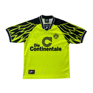 BORUSSIA DORTMUND 1994/95 HOME FOOTBALL SHIRT (M)