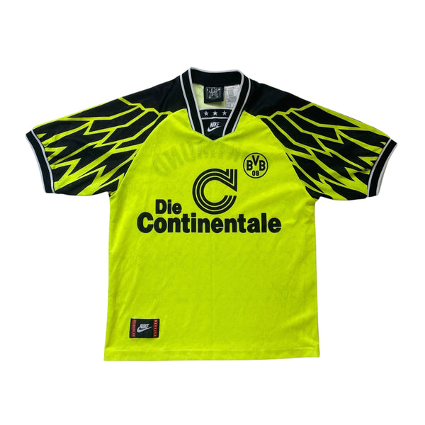 BORUSSIA DORTMUND 1994/95 HOME FOOTBALL SHIRT (M)