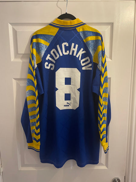 PARMA 1995/96 THIRD LONG SLEEVE FOOTBALL SHIRT ‘STOICHKOV #8 (XL)