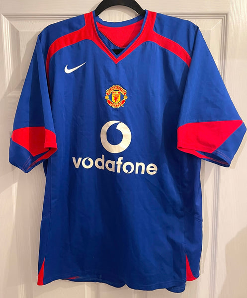 MANCHESTER UNITED 2005/06 AWAY FOOTBALL SHIRT ‘RONALDO #7’ (L)