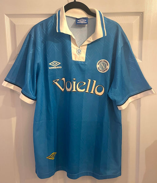 NAPOLI 1993/94 HOME FOOTBALL SHIRT (M)