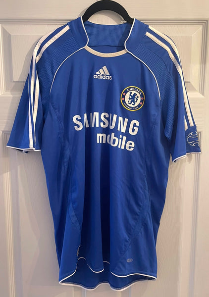 CHELSEA 2006/08 HOME FOOTBALL SHIRT ‘LAMPARD #8’ (M)