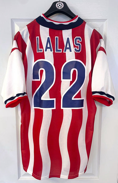 USA 1994/95 HOME FOOTBALL SHIRT ‘LALAS #22’ (XL)