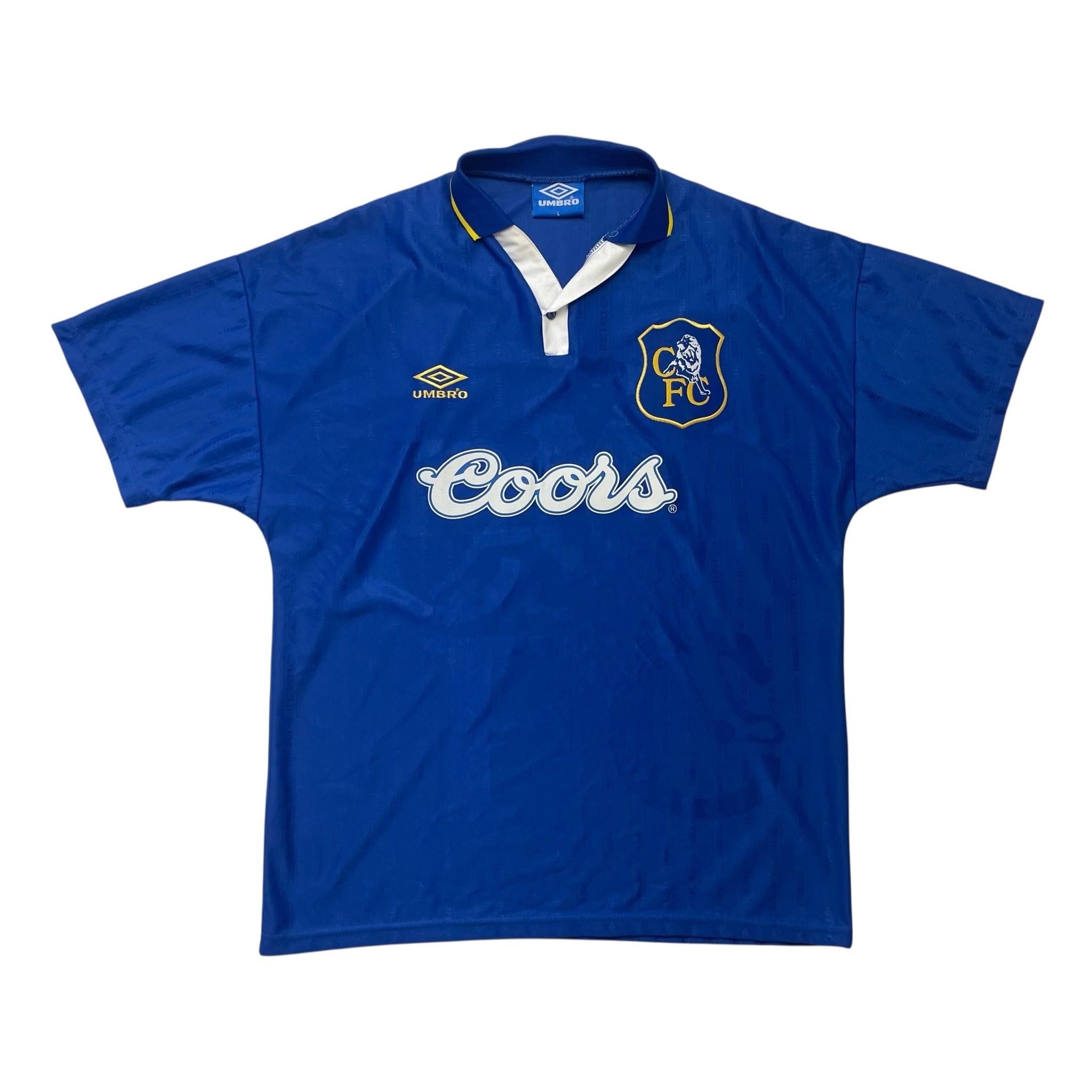 CHELSEA 1995/96 HOME FOOTBALL SHIRT (L)