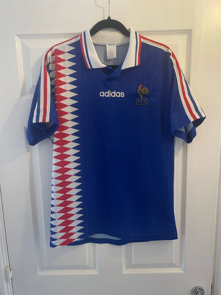 FRANCE 1994/96 HOME FOOTBALL SHIRT (M)