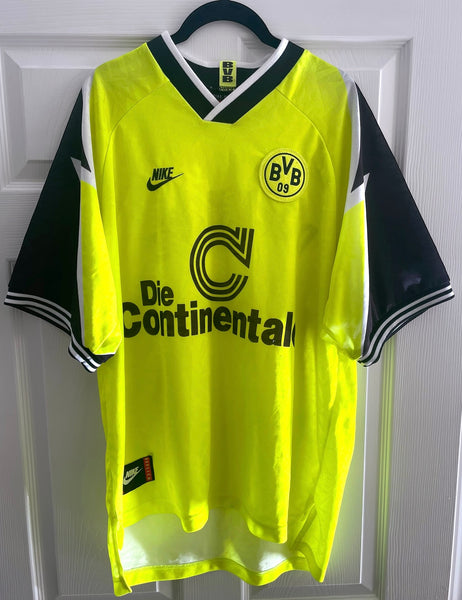 BORUSSIA DORTMUND 1995/96 HOME FOOTBALL SHIRT (XL)