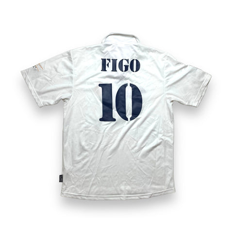 REAL MADRID 2002/03 HOME FOOTBALL SHIRT ‘FIGO #10’ (M)