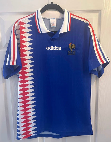 FRANCE 1994/96 HOME FOOTBALL SHIRT (M)