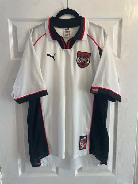 AUSTRIA 1998/00 HOME FOOTBALL SHIRT (XL)