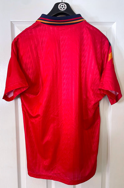 SPAIN 1994/96 HOME FOOTBALL SHIRT (M)