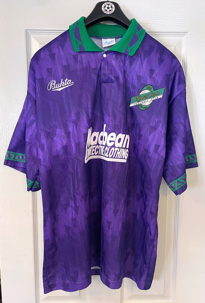HIBERNIAN 1992/94 AWAY FOOTBALL SHIRT (XL)