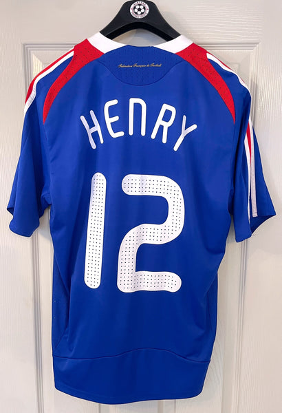 FRANCE 2008/09 HOME FOOTBALL SHIRT ‘Henry #12’ (M)
