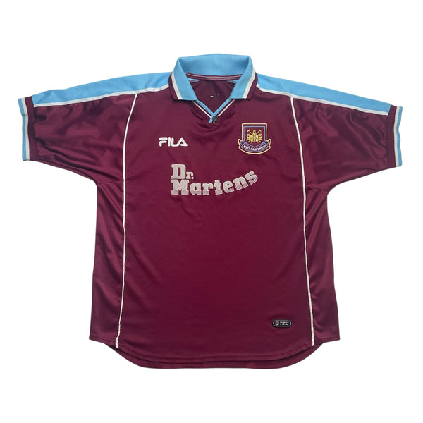 WEST HAM UNITED 1999/01 HOME FOOTBALL SHIRT (XL)