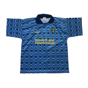 NORWICH CITY 1994/96 AWAY FOOTBALL SHIRT (L)