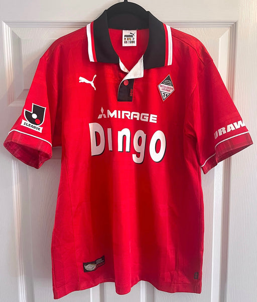 URAWA RED DIAMONDS 1999/00 HOME FOOTBALL SHIRT (S/M)