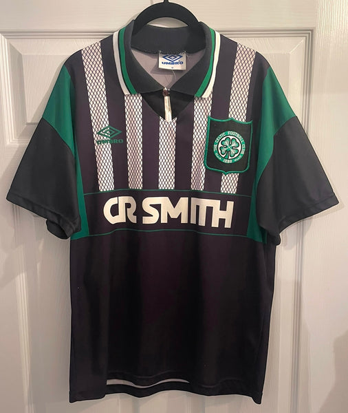 CELTIC 1994/96 AWAY FOOTBALL SHIRT (M)