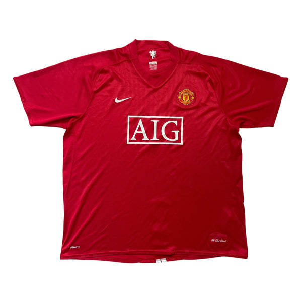 MANCHESTER UNITED 2007/08 HOME FOOTBALL SHIRT (XXXL)