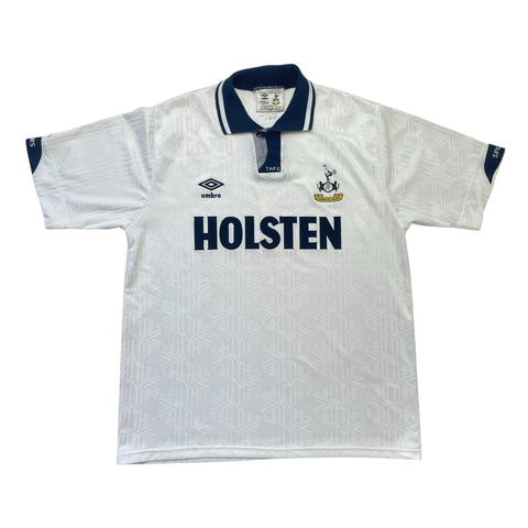 TOTTENHAM HOTSPUR 1991/93 HOME FOOTBALL SHIRT (L)