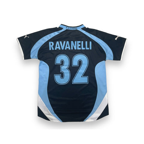 LAZIO 2000/01 AWAY FOOTBALL SHIRT ‘RAVANELLI #32’ (M)