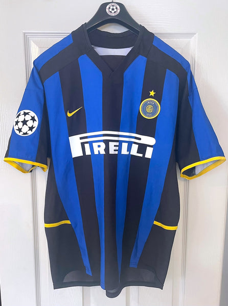 INTER MILAN 2002/03 HOME FOOTBALL SHIRT ‘CRESPO #9’ (M)