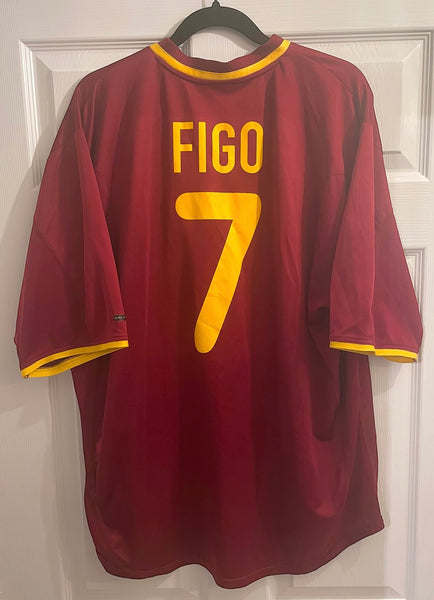 PORTUGAL 2000/02 HOME FOOTBALL SHIRT ‘FIGO #7’ (XXL)