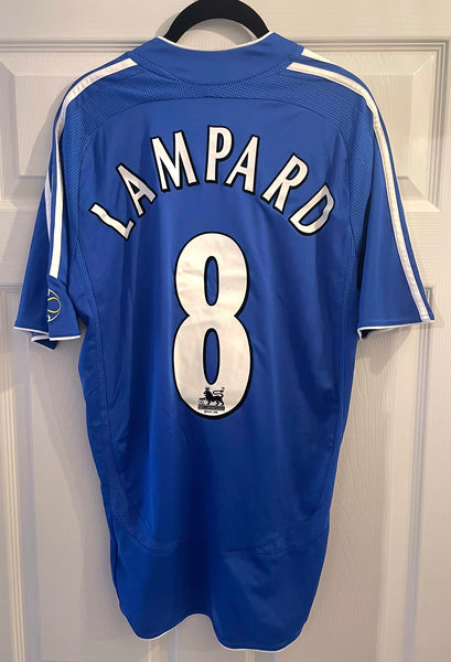 CHELSEA 2006/08 HOME FOOTBALL SHIRT ‘LAMPARD #8’ (M)