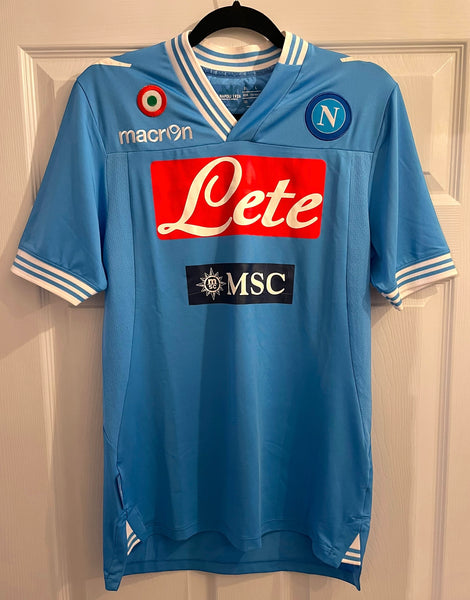 NAPOLI 2012/13 HOME FOOTBALL SHIRT ‘CAVANI #7’ (M)