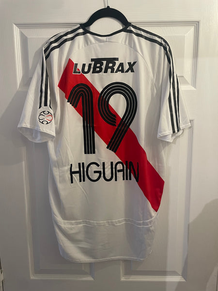 RIVER PLATE 2006/07 HOME FOOTBALL SHIRT ‘HIGUAIN #19’ (M)