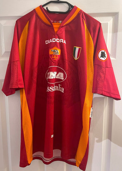 ROMA 1997/98 HOME FOOTBALL SHIRT (L)