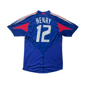 FRANCE 2004/06 HOME FOOTBALL SHIRT ‘HENRY #12’ (L)