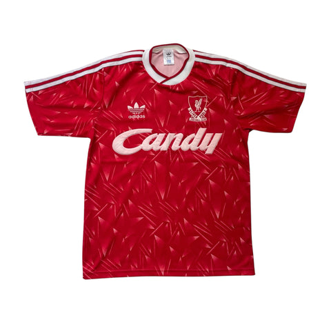 LIVERPOOL 1989/91 HOME FOOTBALL SHIRT (S)