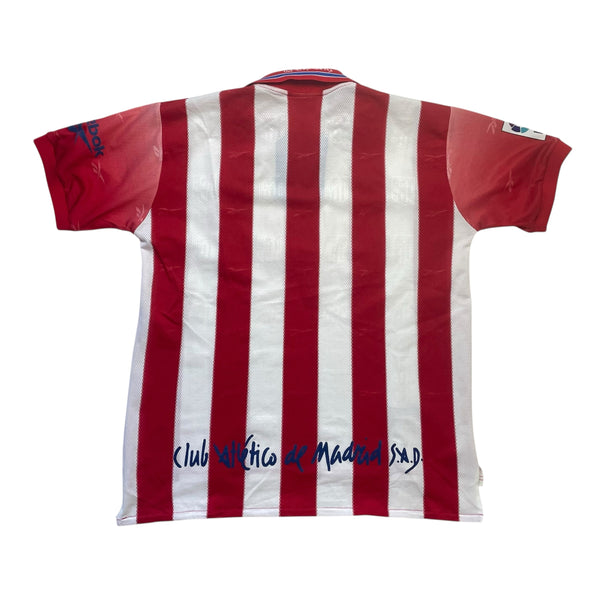 ATLETICO MADRID 1998/99 HOME FOOTBALL SHIRT (L)