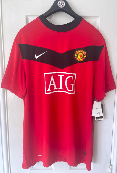 MANCHESTER UNITED 2009/10 HOME FOOTBALL SHIRT ‘ROONEY #10’ *BNWT* (XXL)