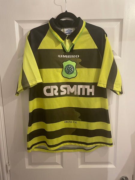 CELTIC 1996/97 AWAY FOOTBALL SHIRT (XL)