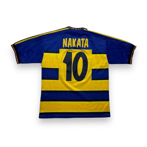 PARMA 2002/03 HOME FOOTBALL SHIRT ‘NAKATA #10 (M)