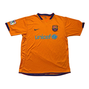 BARCELONA 2006/07 AWAY FOOTBALL SHIRT (L)