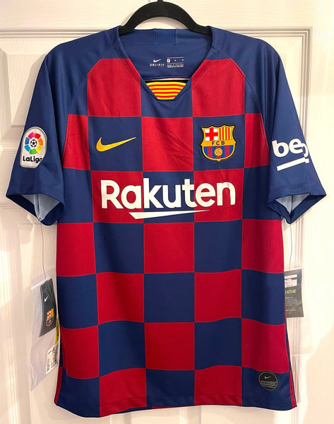BARCELONA 2019/20 HOME FOOTBALL SHIRT ‘MESSI #10’ *BNWT* (M)