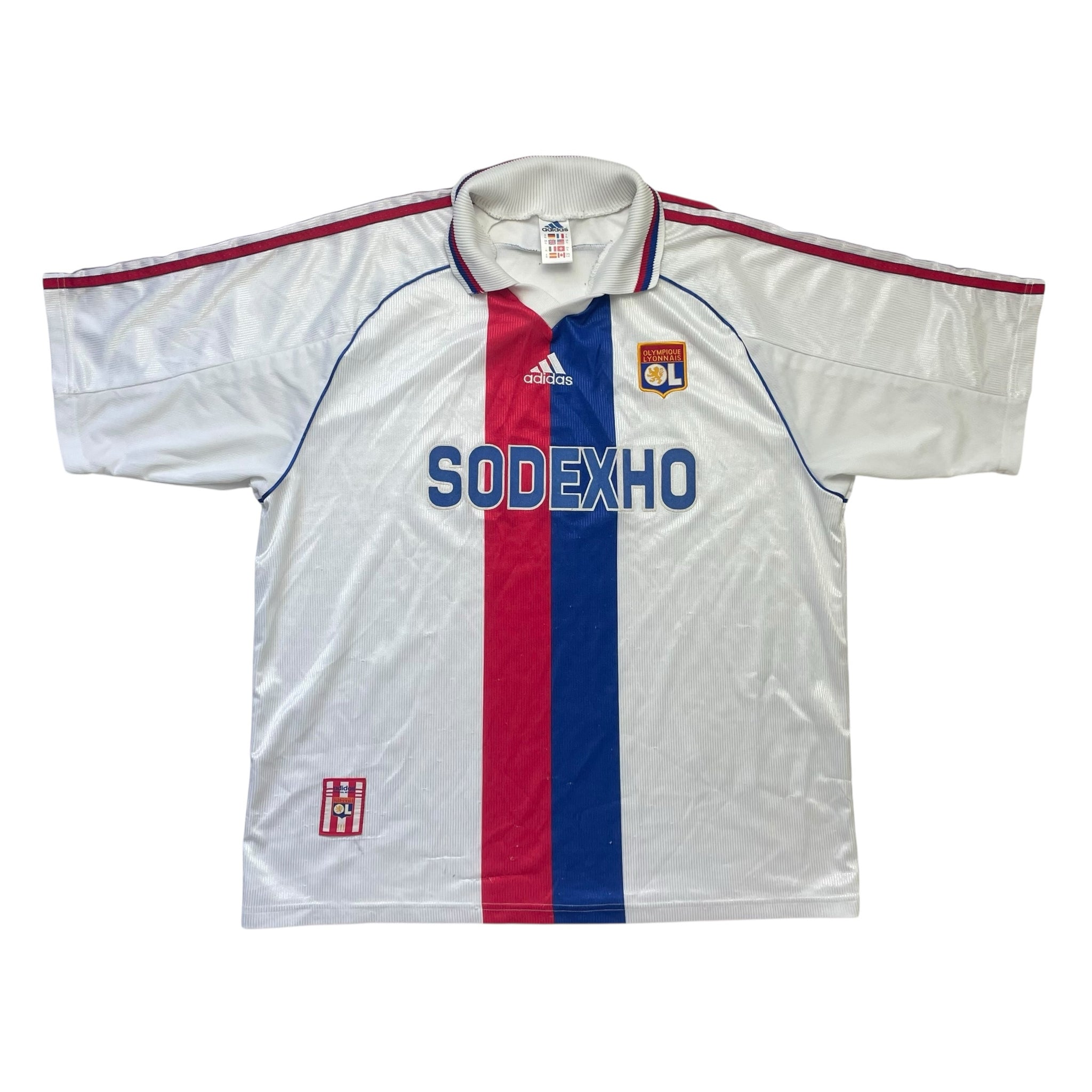 LYON 1998/99 HOME FOOTBALL SHIRT (XL)
