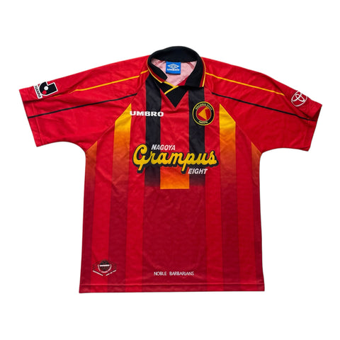 NAGOYA GRAMPUS EIGHT 1996/98 HOME FOOTBALL SHIRT (L)