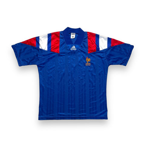 FRANCE 1992/93 HOME FOOTBALL SHIRT (L)