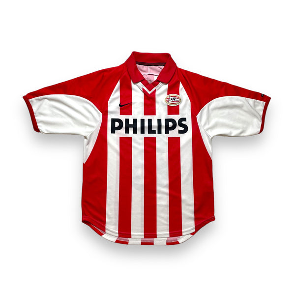PSV EINDHOVEN 2000/02 HOME FOOTBALL SHIRT ‘VAN NISTELROOY #8’ (S)