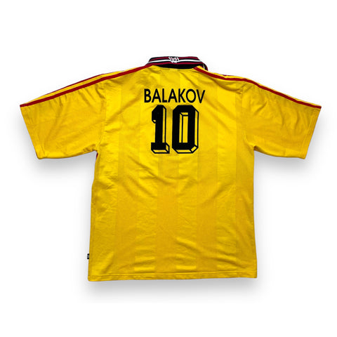 VFB STUTTGART 1997/98 THIRD FOOTBALL SHIRT ‘BALAKOV #10’ (XL)