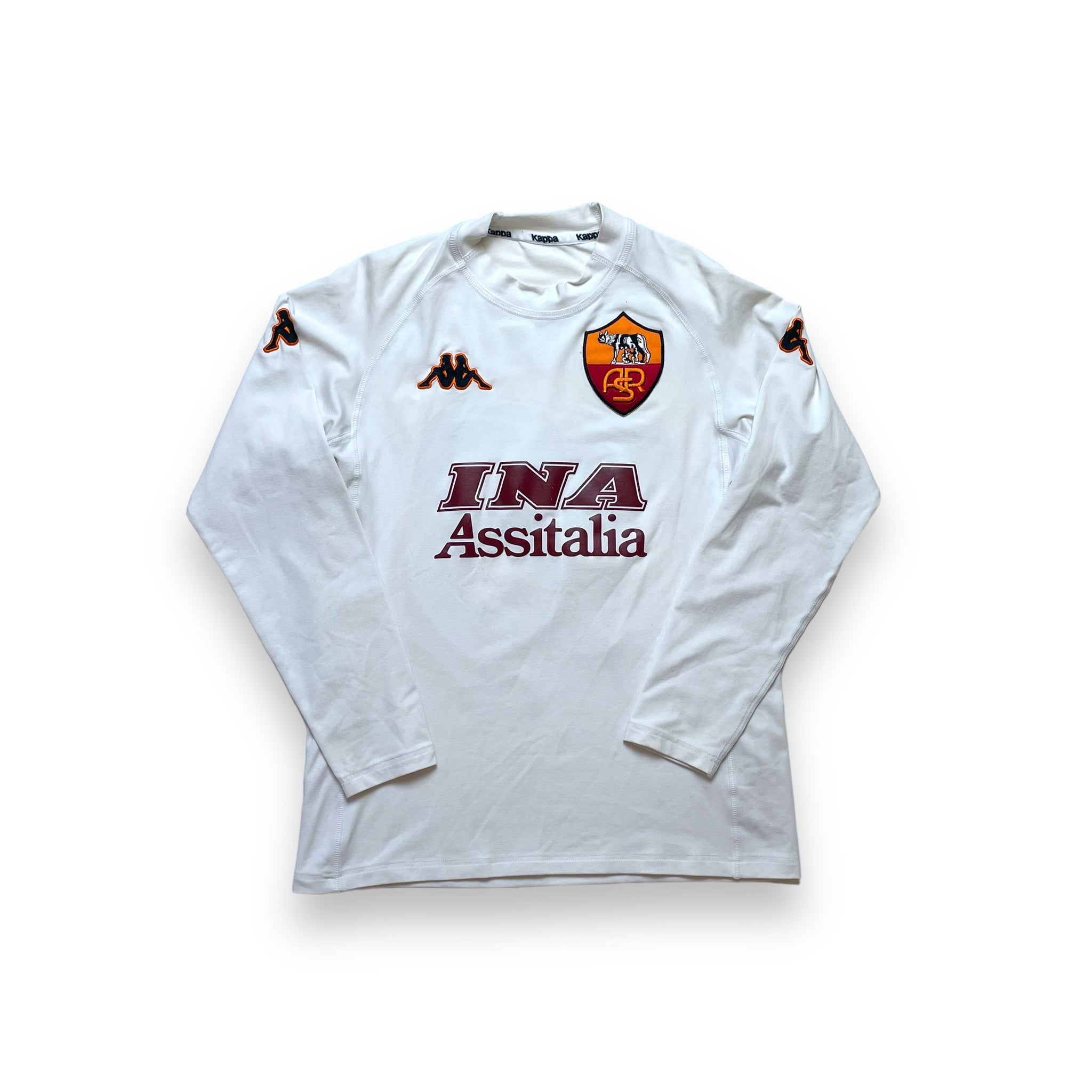 ROMA 2000/01 AWAY LONG SLEEVE FOOTBALL SHIRT 'BATISTUTA #18
