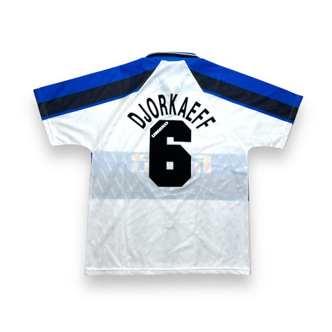 INTER MILAN 1996/97 AWAY FOOTBALL SHIRT ‘DJORKAEFF #6’ (L)
