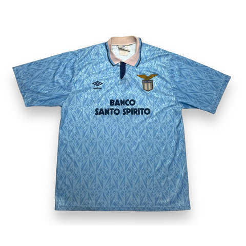 LAZIO 1991/92 HOME FOOTBALL SHIRT (XL)