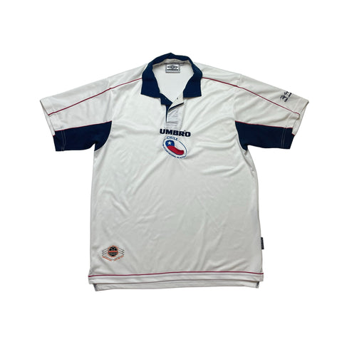 CHILE 2000/02 AWAY FOOTBALL SHIRT (L)