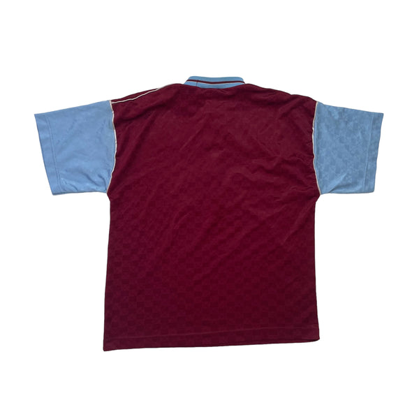 WEST HAM UNITED 1989/90 HOME FOOTBALL SHIRT (L)