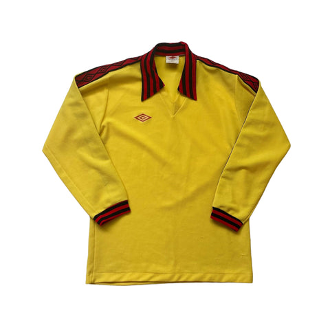 WATFORD 1976/78 HOME LONG SLEEVE FOOTBALL SHIRT (M)