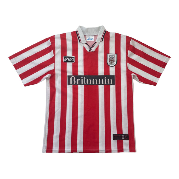 STOKE CITY 1997/99 HOME FOOTBALL SHIRT (L)