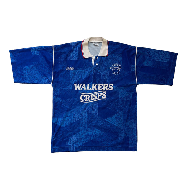 LEICESTER CITY 1990/92 HOME FOOTBALL SHIRT (S)